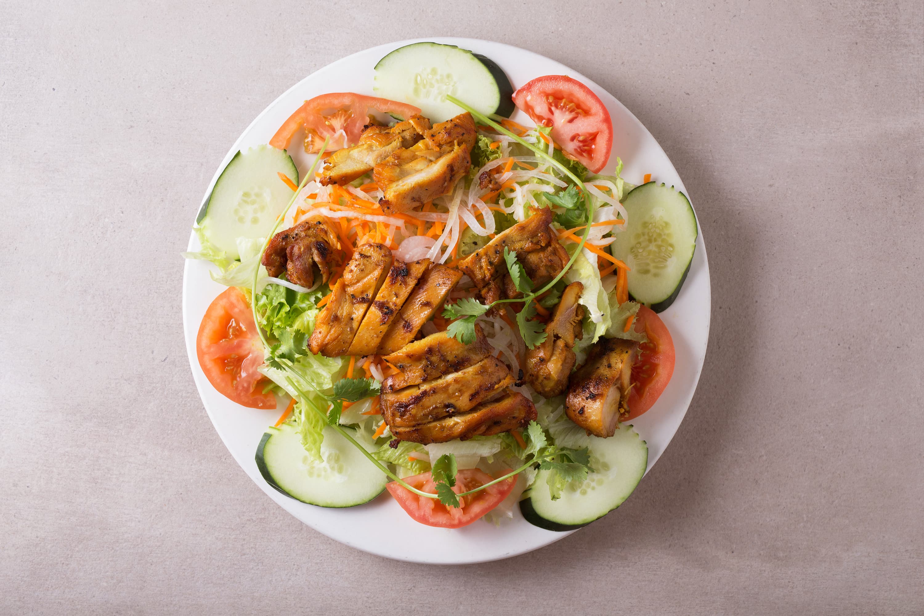 Fresh Vietnamese cuisine ready to serve